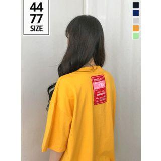 Couple Letter-back Boxy T-shirt