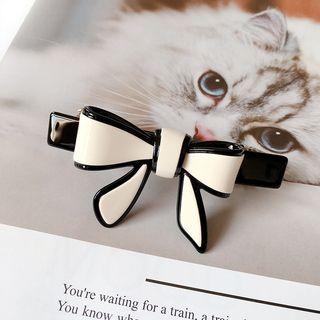 Acetate Bow Hair Clip As Shown In Figure - One Size