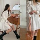 Drawcord Shirtwaist Dress