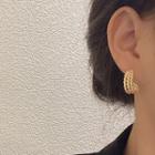 Alloy Dangle Earring 1 Pair - E3145 - Gold - One Size