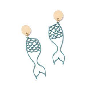 Fish Alloy Dangle Earring