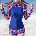 Set: Star Print Bikini + Hooded Jacket