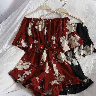 Elbow-sleeve Playsuit (various Designs)