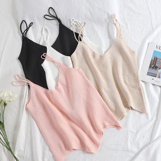 Crop Knit Cami Top