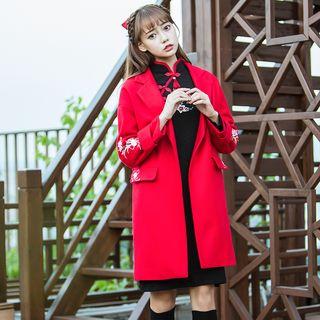Embroidery Coat/chinese Style Dress/hair Band