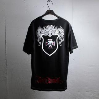 Skull-printed T-shirt (black)