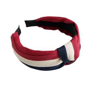 Striped Knot Hair Band