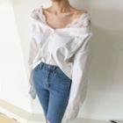 Lace Layered Cotton Shirt