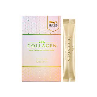 Missha - 24k Collagen Gold Overnight Firming Mask Set 4ml X 20 Pcs