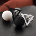 Non-matching Star / Triangle Bead Dangle Earring