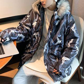 Crane Shearling-collar Jacket