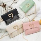 Chain Pvc Panel Crossbody Bag