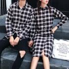 Couple Matching Plaid Shirt / Shirt Dress