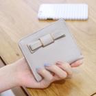 Bow Faux Leather Wallet