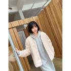 Zip-up Fleece-lined Quilted Jacket