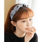 Dotted Knotted Chiffon Hair Band
