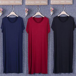 Short-sleeve / Long-sleeve Round-neck Dress