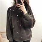 Embellished Long-sleeve Sweatshirt