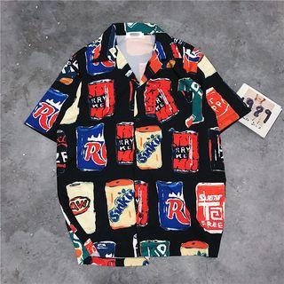 Beverages Print Short-sleeve Shirt