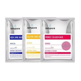 Metro Korea - Iampure Mask - 3 Types Aqua Shine