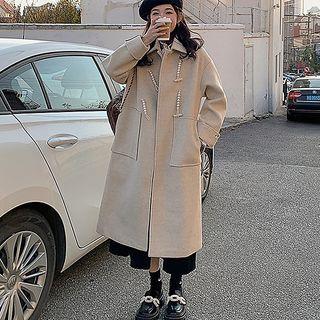 Beaded Toggle Long Coat