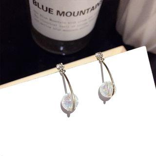 Bead Ring Earring Gold - One Size