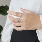 925 Sterling Silver Glossy Open Ring