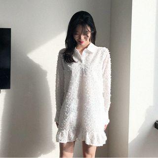 Tasseled Shirt Dress