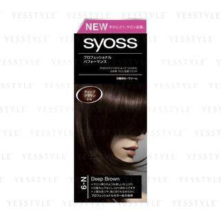 Schwarzkopf - Syoss Hair Color (#6n Deep Brown) 1 Set