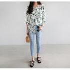 Two-way Floral Blouse
