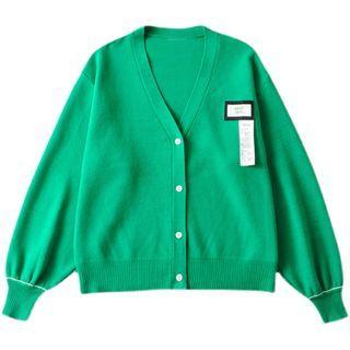 Label Applique Cardigan