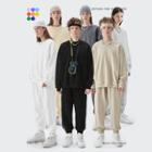 Unisex Loose-fit Plain Sweatshirt In 6 Colors