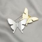 Butterfly Alloy Brooch Z68 - 1 Pc - Gold - One Size