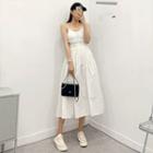 Smocked High-waist Skirt