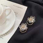 Acrylic Flower Earring 925 Sterling Silver - Earrings - 1 Pair - Flower - One Size