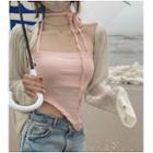 Strappy Camisole Top / Cropped Cardigan