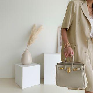 Office Look Short-sleeve Blazer