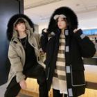 Couple Matching Padded Long-sleeve Hooded Jacket