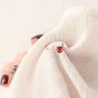 Cat Rhinestone Open Ring Red - One Size