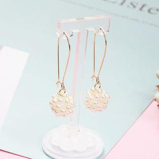 Faux Pearl Drop Earring As Shown In Figure - One Size