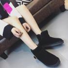Genuine Leather Ankle Snow Boots
