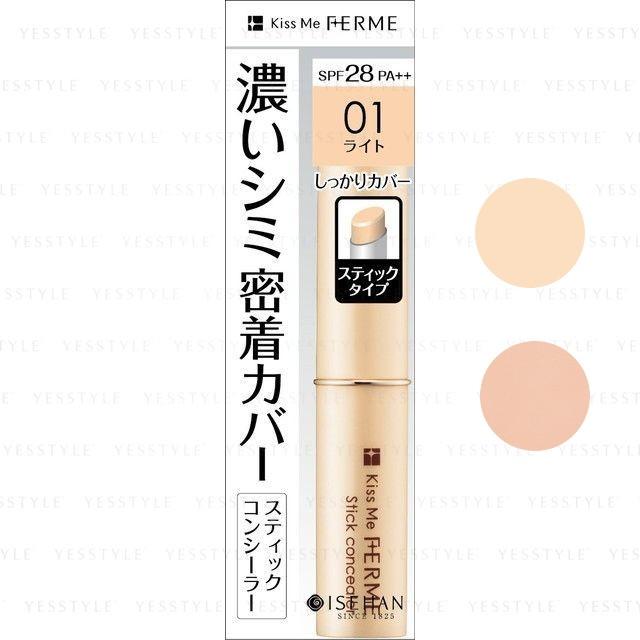 Isehan - Kiss Me Ferme Stick Concealer Spf 28 Pa++ - 2 Types