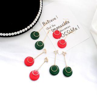 Disc & Hoop Drop Earring