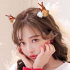 Christmas Deer Hair Clip