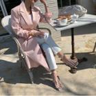 Tie-up Net Stiletto Sandals