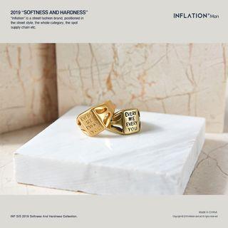 Lettering-sculpture Ring