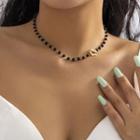 Flower Acrylic Alloy Choker 5169 - Gold - One Size
