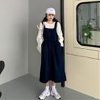 Midi A-line Jumper Dress / Long-sleeve T-shirt