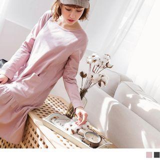 Long Sleeve Double Pocket Mermaid Dress
