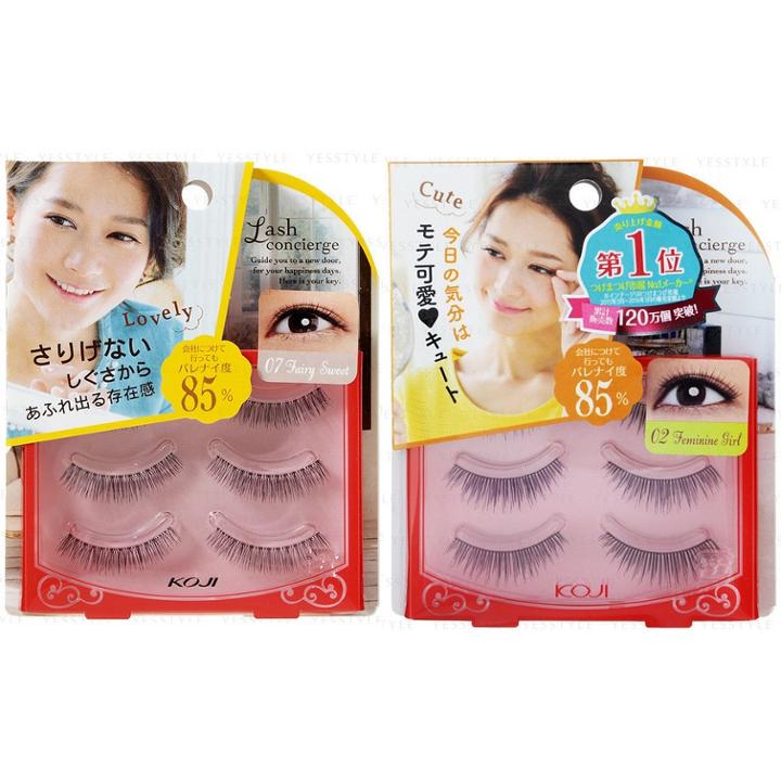 Koji - Lash Concierge False Eyelashes 3 Pairs - 6 Types